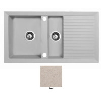 Мийка гранітна Marmorin Cire sand 375513007 (94x50x19.5)