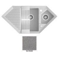 Мийка гранітна Marmorin Cire steel metalic 375613010 (100x50x20)