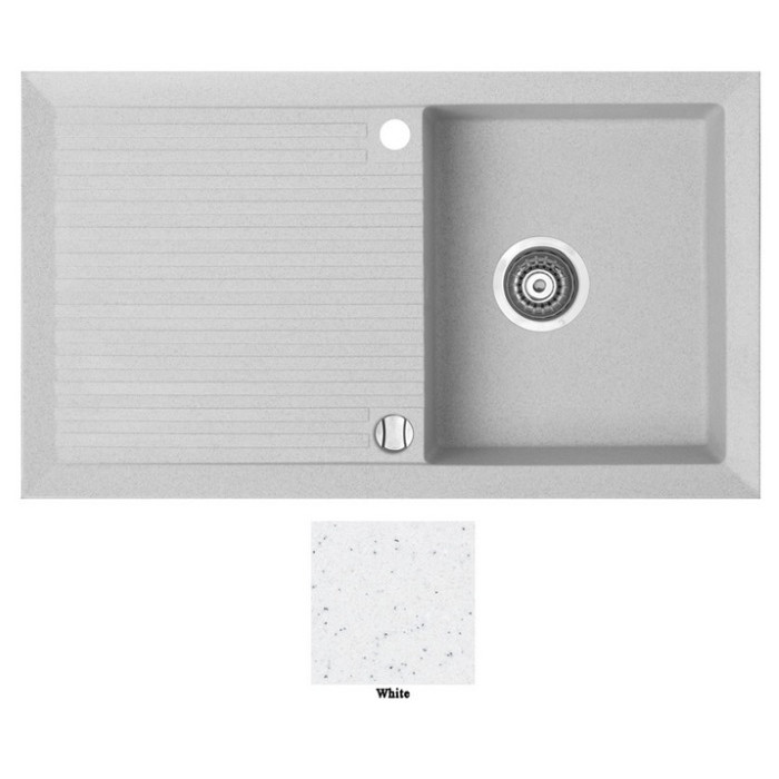 Мойка гранитная Marmorin Cire white 375113006 (86x50x19.5)