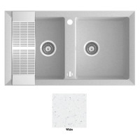 Мийка гранітна Marmorin Cire white 375203006 (87x50x18)