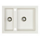 Мойка гранитная Marmorin Cire white 375503006 (63x50x19.5)