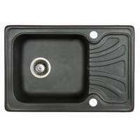Мийка гранітна Marmorin Dato black metalic 240113012 (65x44x19.5)