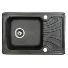 Мойка гранитная Marmorin Dato black metalic 240113012 (65x44x19.5)