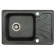 Мойка гранитная Marmorin Dato black metalic 240113012 (65x44x19.5)