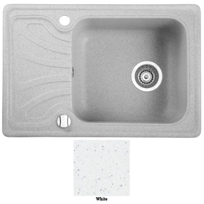 Мойка гранитная Marmorin Dato white 240113006 (65x44x19.5)