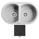 Мойка гранитная Marmorin Duro black 130203002 (77x47x19)