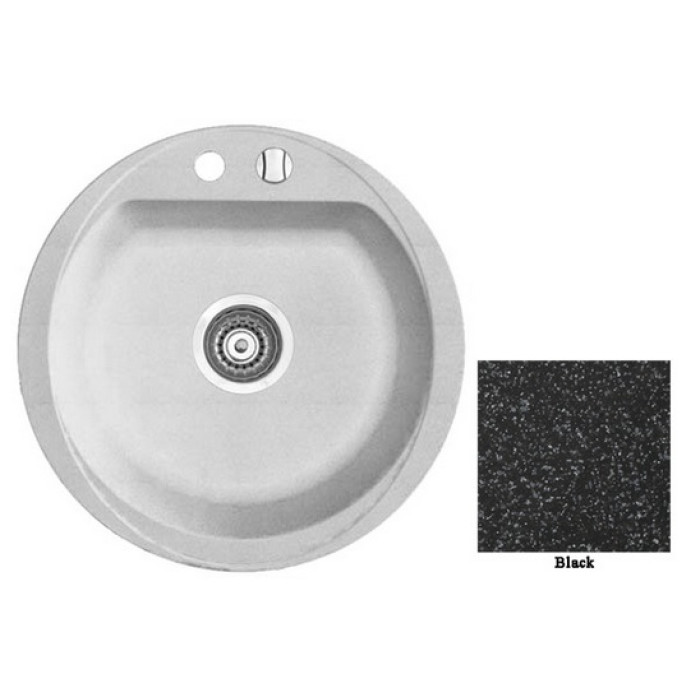 Мойка гранитная Marmorin Duro black 130803002 (52x52x19)