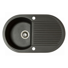 Мойка гранитная Marmorin Duro black metalic 130113012 (77x47x19)