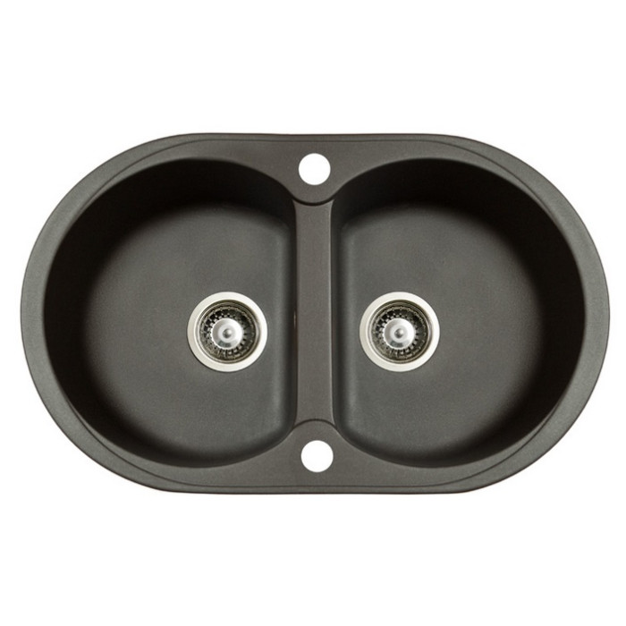 Мойка гранитная Marmorin Duro black metalic 130203012 (77x47x19)