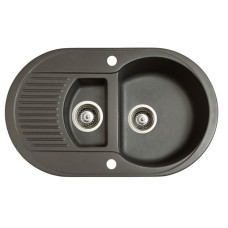 Мойка гранитная Marmorin Duro black metalic 130513012 (77x47x19)