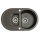 Мойка гранитная Marmorin Duro black metalic 130513012 (77x47x19)