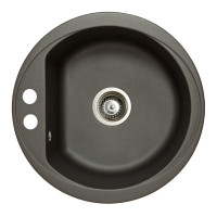 Мойка гранитная Marmorin Duro black metalic 130803012 (52x52x19)