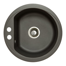 Мойка гранитная Marmorin Duro black metalic 130803012 (52x52x19)
