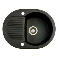 Мойка гранитная Marmorin Duro black metalic130133012 (62x47x19)