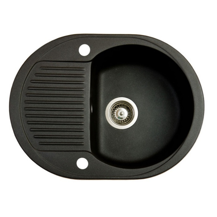 Мойка гранитная Marmorin Duro black metalic130133012 (62x47x19)