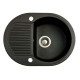 Мойка гранитная Marmorin Duro black metalic130133012 (62x47x19)