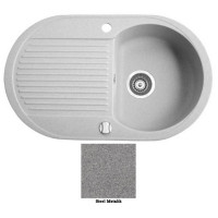 Мойка гранитная Marmorin Duro steel metalic 130113010 (77x47x19)