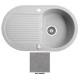 Мойка гранитная Marmorin Duro steel metalic 130113010 (77x47x19)