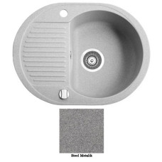 Мойка гранитная Marmorin Duro steel metalic 130133010 (62x47x19)