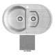 Мойка гранитная Marmorin Duro steel metalic 130513010 (77x47x19)