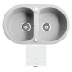 Мойка гранитная Marmorin Duro white 130203006 (77x47x19)