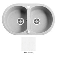 Мойка гранитная Marmorin Duro white alabaster 130203016 (77x47x19)