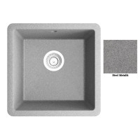 Мойка гранитная Marmorin Fado steel metalic 426100010 (46x46x21.5)