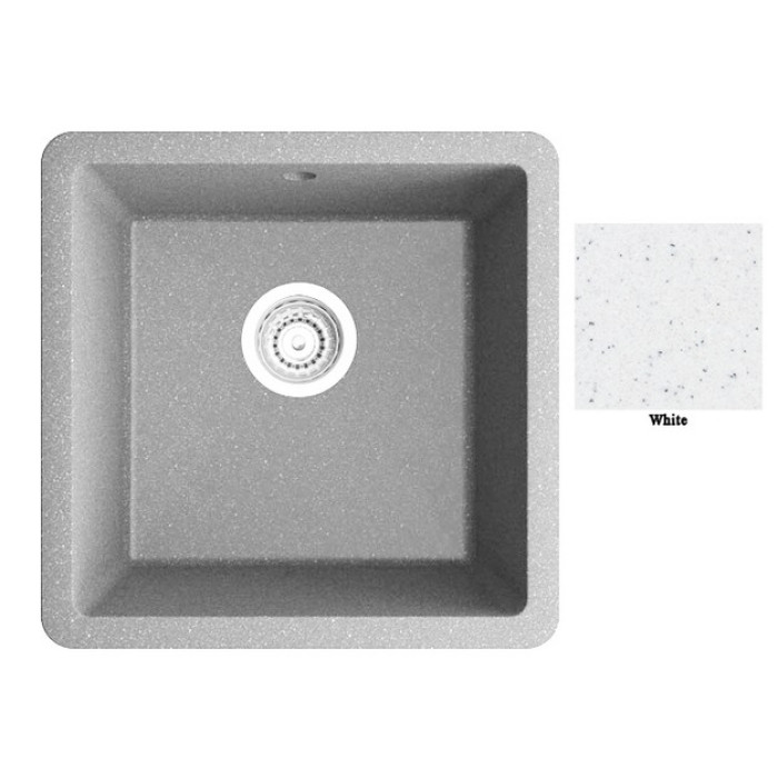 Мойка гранитная Marmorin Fado white 426100006 (46x46x21.5)