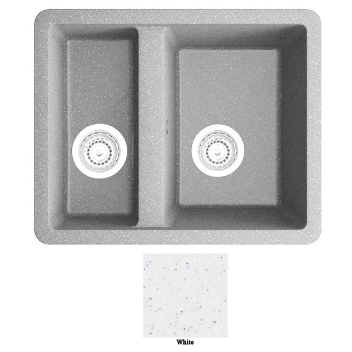 Мойка гранитная Marmorin Fado white 427500006 (56x46x21.5)