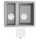 Мойка гранитная Marmorin Fado white 427500006 (56x46x21.5)