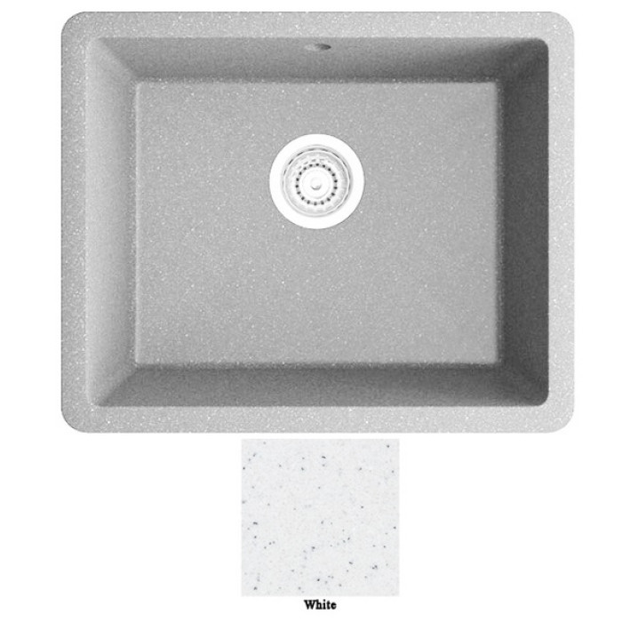 Мойка гранитная Marmorin Fado white 428100006 (56x50x21,5)