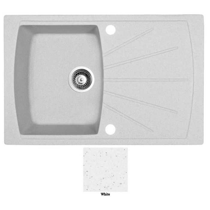 Мойка гранитная Marmorin Fenco white 320113006 (78x51x20.5)