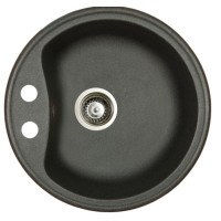 Мийка гранітна Marmorin Kova black 250803002 (51x51x19)