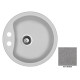Мойка гранитная Marmorin Kova steel metalic 250803010 (51x51x19)
