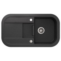 Мийка гранітна Marmorin Laver black metalic 510513012 (88x50x19)