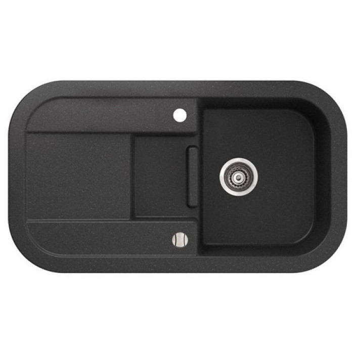 Мойка гранитная Marmorin Laver black metalic 510513012 (88x50x19)