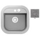 Мойка гранитная Marmorin Laver grey 510103003 (50x50x19)