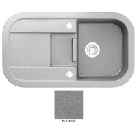 Мийка гранітна Marmorin Laver steel metalic 510513010 (88x50x19)