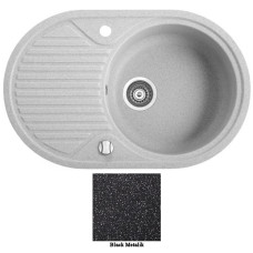Мойка гранитная Marmorin Arena black metalik (77x50x18) 280113012