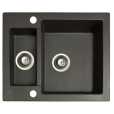 Мойка гранитная Marmorin Bario black 120503002 (60x50x21)