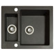 Мойка гранитная Marmorin Bario black 120503002 (60x50x21)