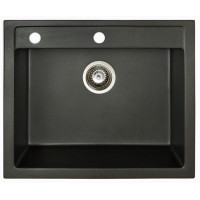 Мийка гранітна Marmorin Bario black metalic 120103012 (59x50x21)