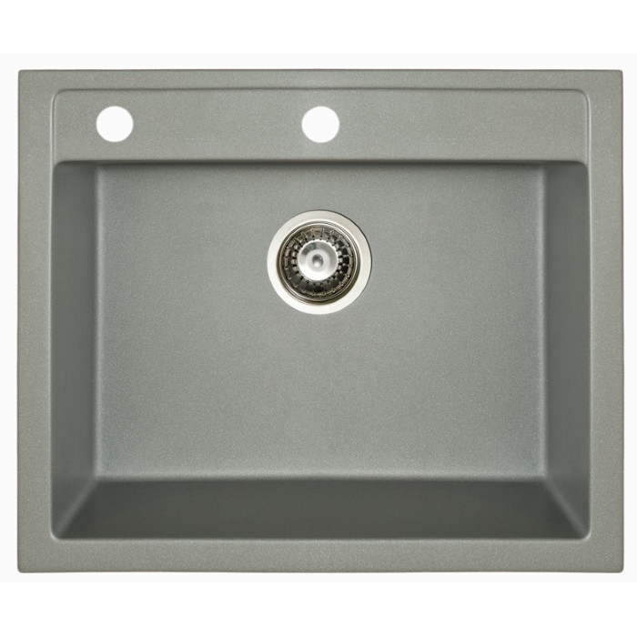 Мойка гранитная Marmorin Bario steel metalic 120103010 (59x50x21)