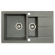 Мойка гранитная Marmorin Bario steel metalic 120533010 (80x50x21)