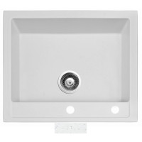 Мойка гранитная Marmorin Bario white 120103006 (59x50x21)