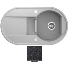 Мойка гранитная Marmorin Otago black metalic 505513012 (88x50x19)