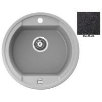 Мойка гранитная Marmorin Otago black metalic 505803012 (50x50x19)
