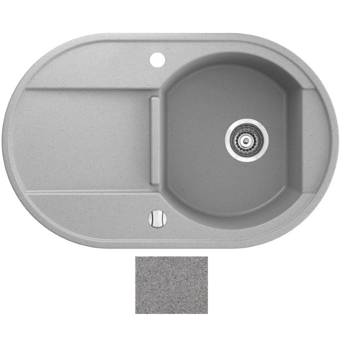 Мойка гранитная Marmorin Otago steel metalic 505113010 (78x50x19)