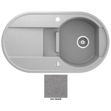 Мойка гранитная Marmorin Otago steel metalic 505513010 (88x50x19)