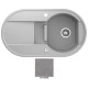 Мойка гранитная Marmorin Otago steel metalic 505513010 (88x50x19)